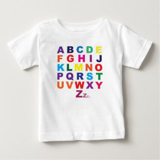 Camiseta T do bebê de ABC