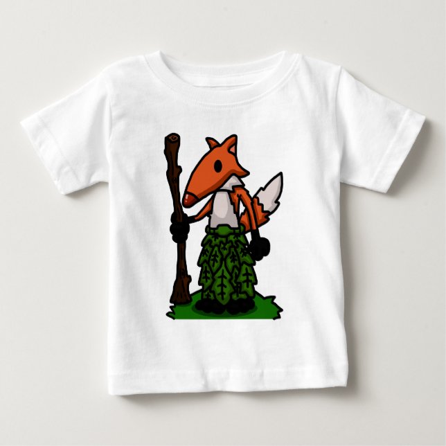 Camiseta T do bebê do Druid do Fox (Frente)