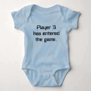 Camiseta T do bebê do jogador 3