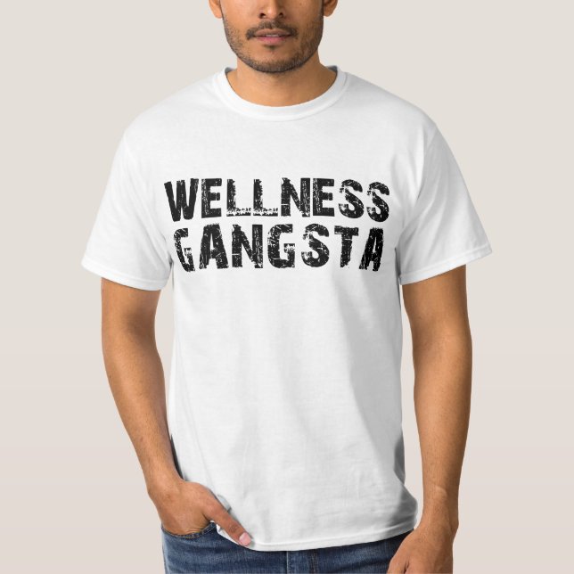CAMISETA T DO BEM-ESTAR GANGSTA - BEM-ESTAR DE REBELLE (Frente)
