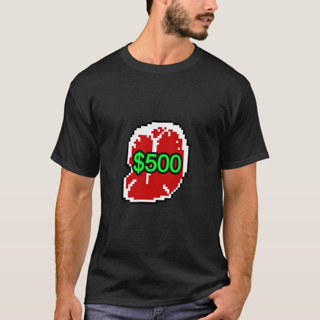Camiseta T do bife da obscuridade $500 (Frente)