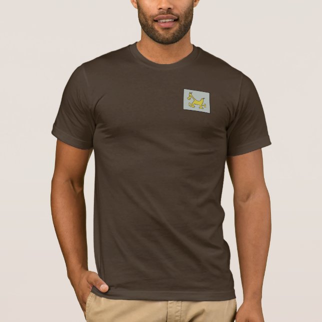 Camiseta T do cavalo de Brown (Frente)