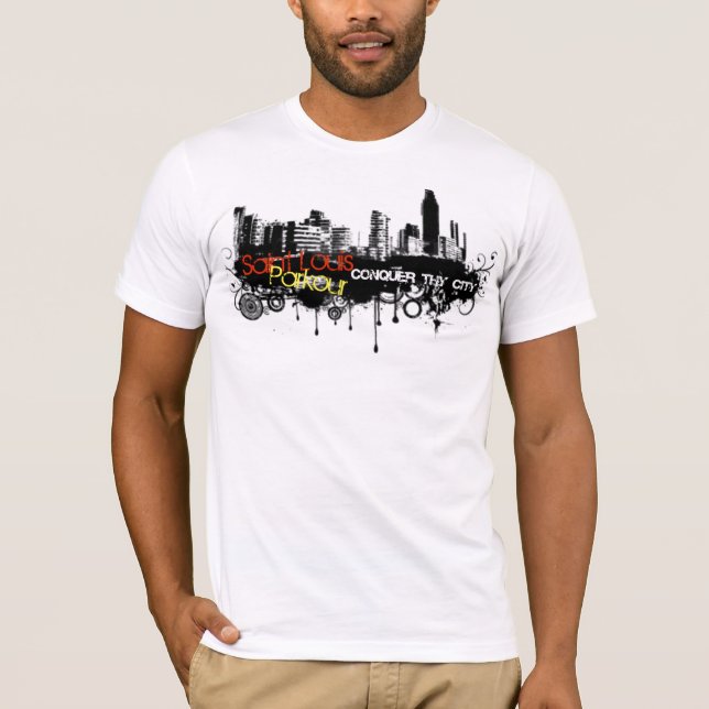 Camiseta T do conquistador de STLpk (Frente)