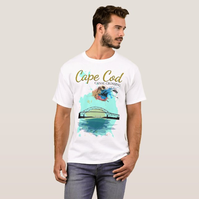 Camiseta T do cruzamento do canal de Cape Cod (Frente Completa)
