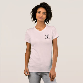 Camiseta T do DCRPL das mulheres (luz - rosa)