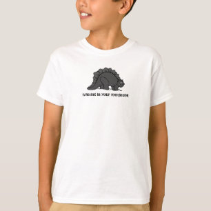 Camiseta T do Dino do menino