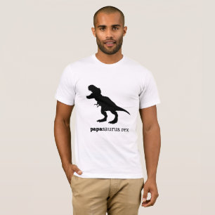 Camiseta T do dinossauro da família do rex do papasaurus