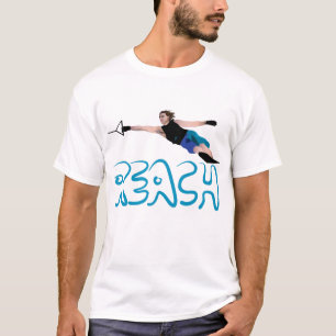 Camiseta T do esqui aquático do slalom