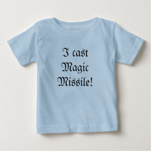 Camiseta T do feiticeiro do bebê