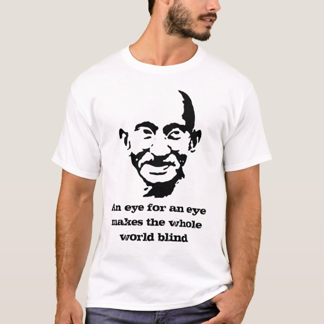Camiseta T do gandhi (Frente)