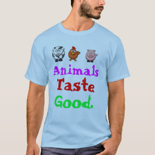 Camiseta T do gosto dos animais bom