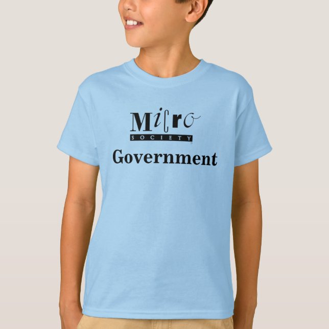 Camiseta T do governo (Frente)