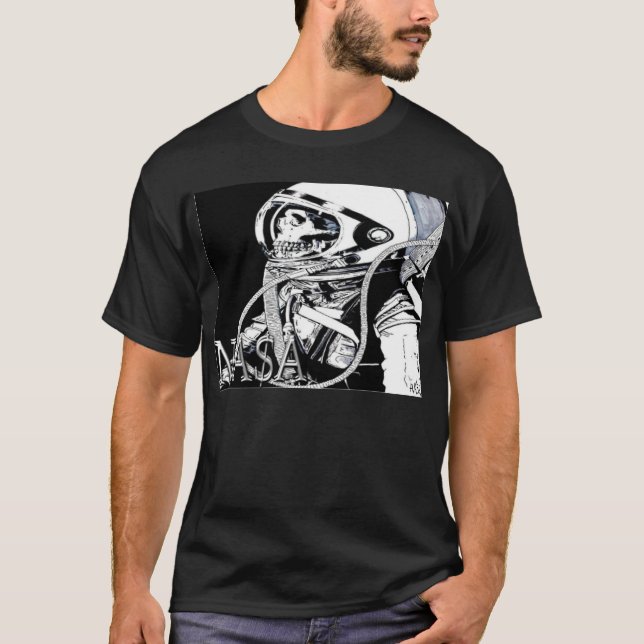Camiseta T do homem do espaço (Frente)