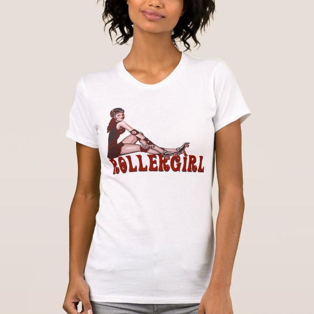 Camiseta T do jammer de Rollergirl (Frente)