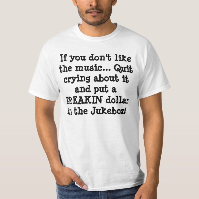 Camiseta T do jukebox (Frente)