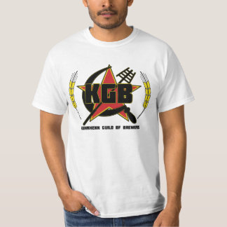 Camiseta T do logotipo da cor de KGB