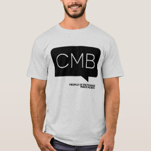 Camiseta T do logotipo de CMB