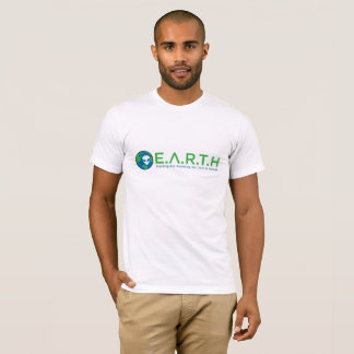 Camiseta T do logotipo de E.A.R.T.H