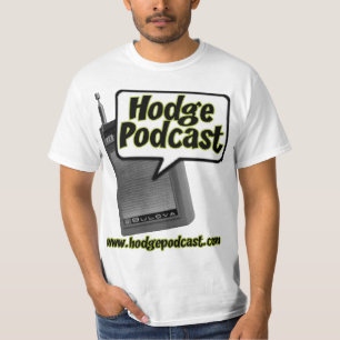 Camiseta T do logotipo de Hodgepodcast