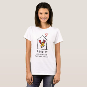 Camiseta T do logotipo de RMHC-CNI grande