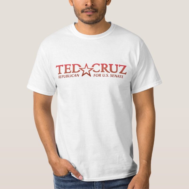 Camiseta T do logotipo de Ted Cruz (Frente)