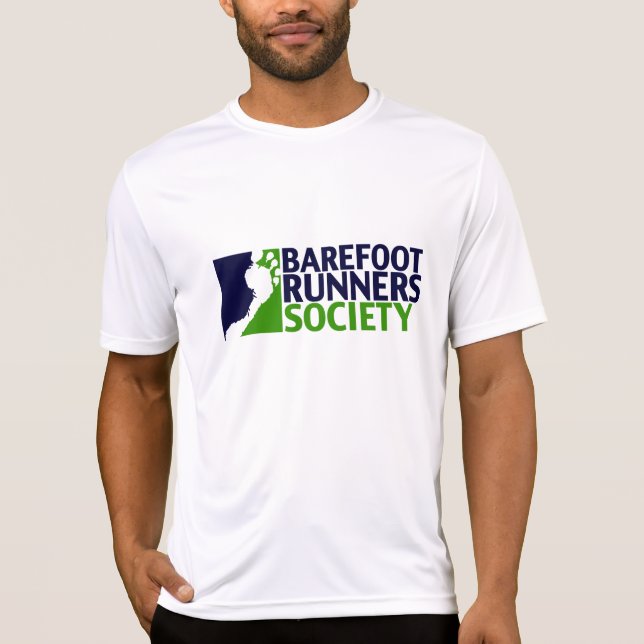 Camiseta T do logotipo do microfiber do desempenho dos (Frente)