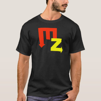 Camiseta T do logotipo do MZ
