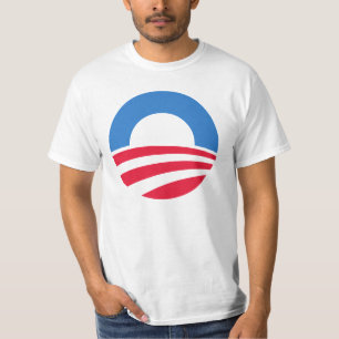 Camiseta T do logotipo do presidente Barack Obama