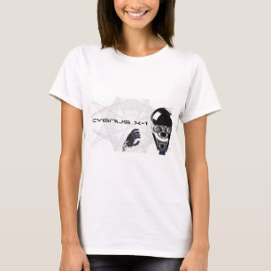 Camiseta T do logotipo do robô do Cygnus X-1 & bocado