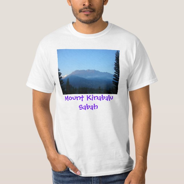 Camiseta T do Mt Kinabalu (Frente)