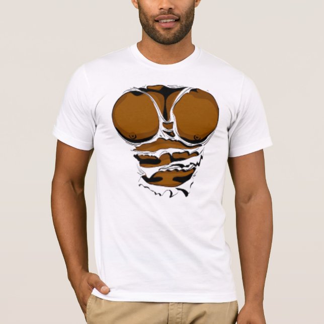 Camiseta T do músculo (Frente)