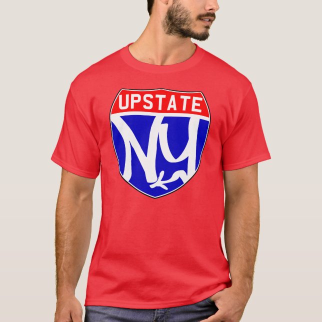 Camiseta T do norte do estado vermelho (Frente)