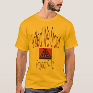 Camiseta T do projeto 9-12