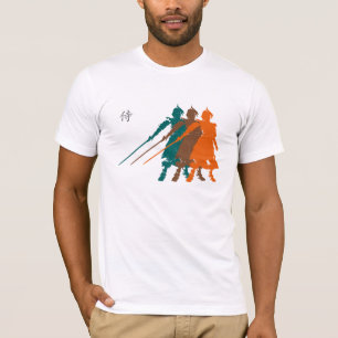 Camiseta T do samurai