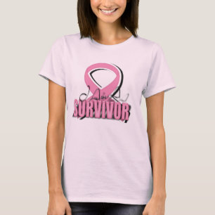 Camiseta T do sobrevivente do cancro da mama