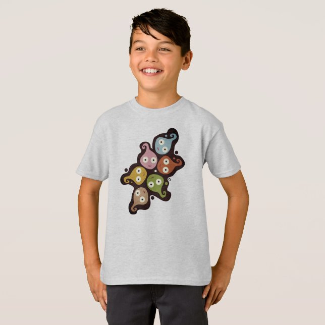 Camiseta T do Tadpole dos meninos (Frente Completa)