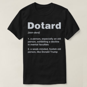 Camiseta T do trunfo da definição do Dotard anti