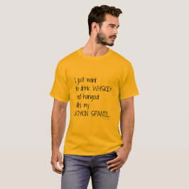 Camiseta T do uísque dos homens