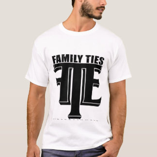 Camiseta T dos homens das gravatas de família