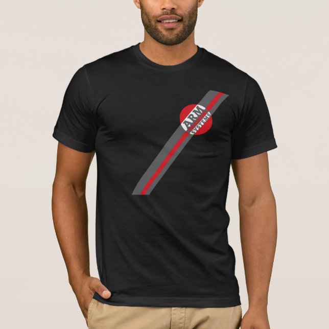 Camiseta T dos homens do BRAÇO (Frente)