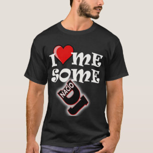 Camiseta T dos homens do DJ Nacio - preto
