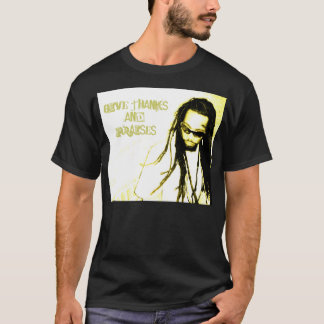 Camiseta T dos OBRIGADOS do Emcee da Jah-EU-Testemunha "DÊ"