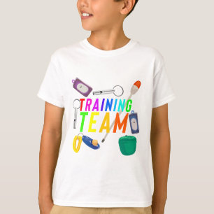 Camiseta T é para Equipe de Treinamento