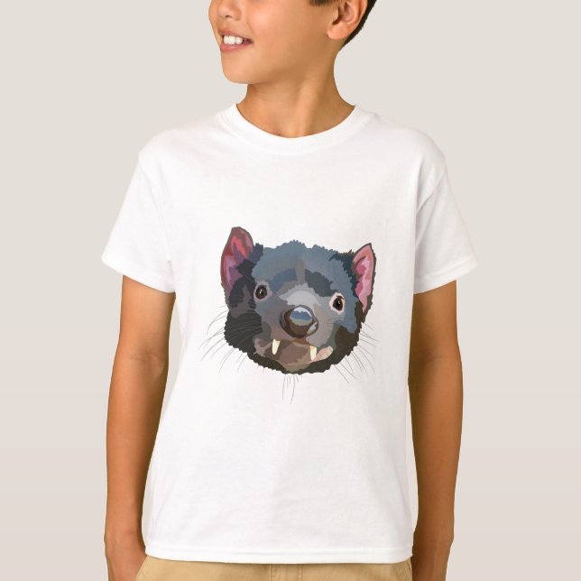 Camiseta T é para o diabo da Tasmania (Frente)