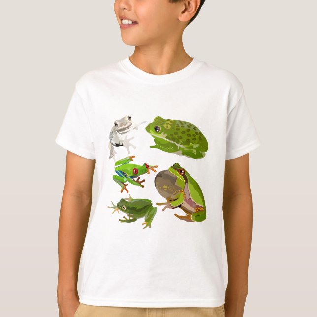 Camiseta T é para Sapo de árvore (Frente)