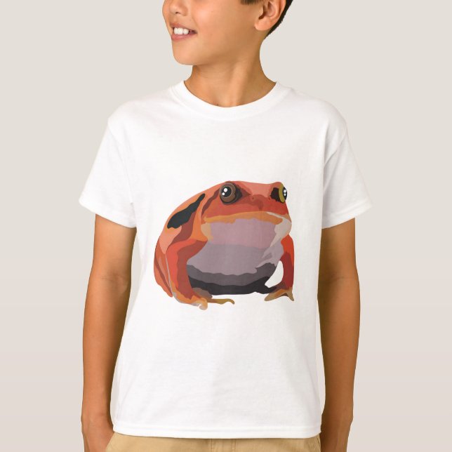 Camiseta T é para Sapo de tomate (Frente)