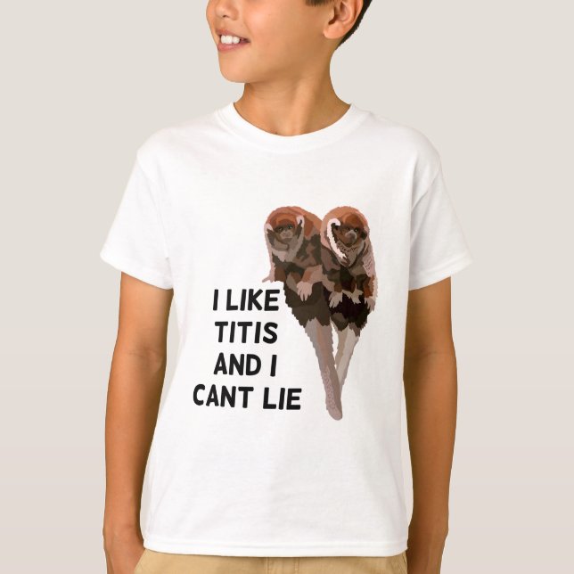 Camiseta T é para Titi Monkey (Frente)