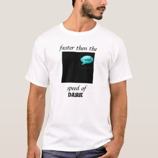 Camiseta T engraçado da velocidade