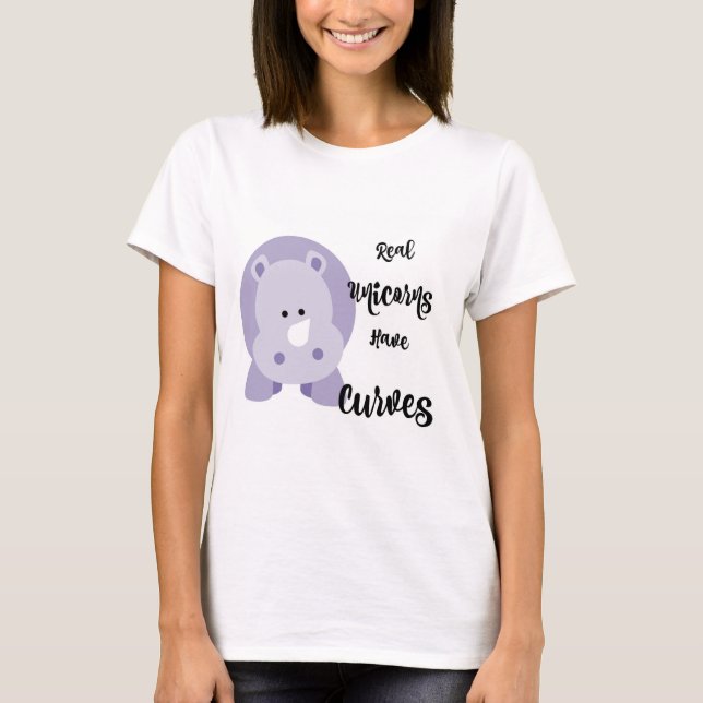 Camiseta T engraçado do rinoceronte (Frente)