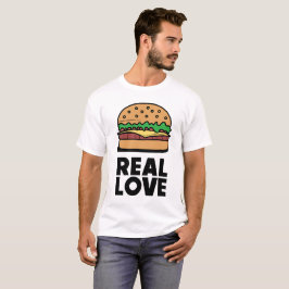 Camiseta "T engraçado dos amantes do fast food do